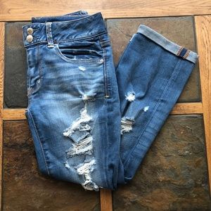 American Eagle Artist Crop Jeans